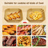 150 Pack Square Mini Air Fryer Liners for 2qt Air Fryer...