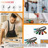 12PCS Bit Holders 1/4 Socket, Hex Shank Screwdriver Bit Holder for Impact Driver Drill Bit Keychain Extension Bar Quick Release Easy Change, Screw...