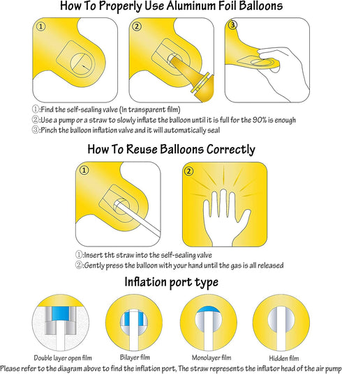 Letter Balloons 40 Inch Giant Jumbo Helium Foil Mylar for Party Decorations Gold LOVE...