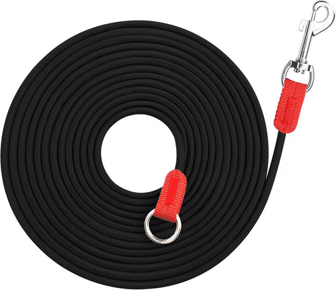 YAODHAOD Long Rope Dog Leash for Dog Training Leash,9.8FT/12.4FT/32.8FT Threads Check Cord Dog Leash,Pet Training Tracking Line Leash for Outside,...