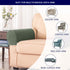 SUBRTEX Stretch Armrest Covers Spandex Arm Covers for Chairs Couch Sofa Armchair Slipcovers for Recliner Sofa with Twist Pins 2pcs (Olive Drab)...