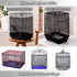 Bird Cage Seed Catcher, Bird Cage Net Cover Adjustable Bird Cage Netting Seed Catcher for Bird Cages Seed Catcher Guard Net Cover Bird Cage Skirt ...