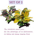 Artificial Fish Tank Plants Silk Aquarium Plastic Plant Aquatic Water Grass Foreground Decor (2PCS Plastic Plants)...