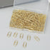 200Pcs Heart Paper Clips,Gold Mini Paper Clips,Funny Cute Paperclips for Office Supplies,Wedding Decoration,Documents,Note Organizer...