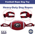 Pets First NCAA GEORGIA BULLDOGS Football Dog Toy, Tough Quality Nylon Materials, Strong Pull Ropes, inner SQUEAKER, Collegiate Team Color...