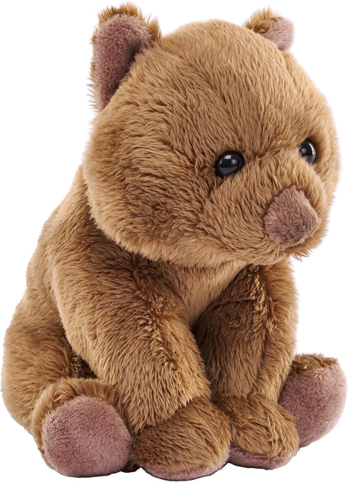 Wild Republic Pocketkins Eco Wombat, Stuffed Animal, 5 Inches, Plush Toy, Made from Recycled Materials, Eco Friendly...