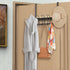 Coat Rack Wall Mounted Hook Rack Over The Door Hook Organizer 13 Hooks, Heavy-Duty Iron Wire Black...
