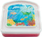 Jacent Reusable Kids Lunch Sandwich Box Container, 3D Sea Life: 1 Pack *Colors Vary, Pack Sandwiches For Childs Lunch, Sandwich Saver For On The G...