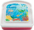 Jacent Reusable Kids Lunch Sandwich Box Container, 3D Sea Life: 1 Pack *Colors Vary, Pack Sandwiches For Childs Lunch, Sandwich Saver For On The G...