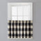 SKL Home Grandin Cafe Curtain Tier Pair, 57x24, Black/Natural...