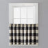 SKL Home Grandin Cafe Curtain Tier Pair, 57x24, Black/Natural...