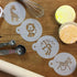 Designer Stencils Jungle Animals Cookie, Beige/Semi-Transparent, Fits 3" circle...
