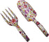 Floral Print Garden Tools Set for Women Trowel and Fork...