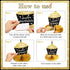 Outus 8 Pcs 80th Birthday Table Decorations for Men and Women Happy 80th Honeycomb Centerpieces Black Gold Cheers to 80 Years Decor 1945 Tables To...