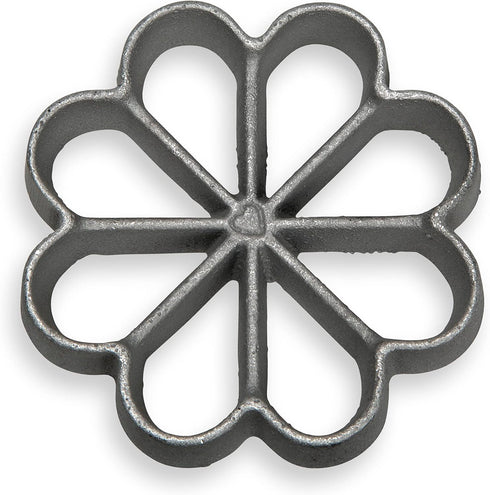 Kitchen Supply Rosette Mold for Scandinavian Rosette Cookies, Achappams, and Buñuelos Rosette Iron (Classic)...