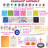 JIYIEW Evil Eye Bracelet Kit 4mm Glass Seed Beads Jewelry Making Kit with Evil Eye Beads, Evil Eye Charms, Clay Beads, Gold Spacer Beads and Elast...