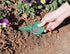 4 Pack Adjustable Hand Hold Sowing Seeds Dispenser, Seedlings Dibber and Widger Hole Puncher Garden Hand Tool Sets...