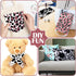 12 Pieces Cow Pattern Fabric Black and White Cow Pure Cotton Fabric Quilting Kid Patchwork Handmade Sewing Crafting Cow Spot Pattern Fabrics for S...