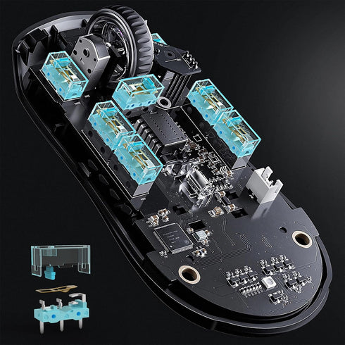 YIMAGUJRX Kailh GM8.0 Upgrade V2 Mouse Switches for Gaming Mouse, Mouse Micro Switches (Blue, 10Pcs)...