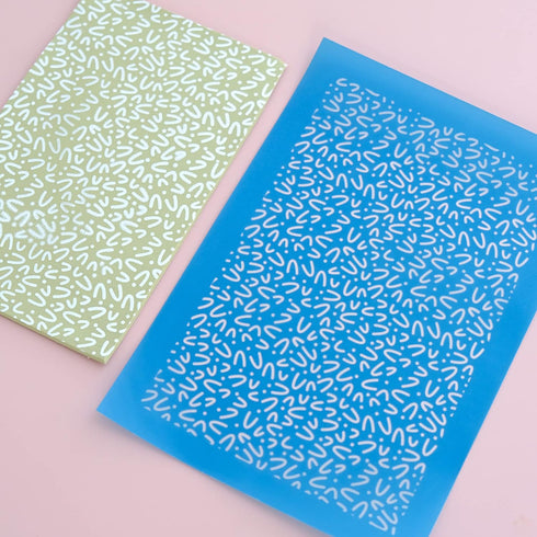 Dacmern Silk Screen for Polymer Clay, Silk Screen Stencils Reusable for Polymer Clay Earrings, Silkscreens for Clay Jewelry, Texture Sheets for Po...