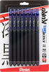 Pentel EnerGel Kuro Liquid Gel Pen, (0.7mm) Medium line, Blue Ink, 8 Pack...