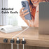 Magnetic Cable Clips, 6 Pack Cord Organizer Holder, for Desk Cable Management, Adhesive Wire Keeper for Desk in Bedroom Living Room Kichen Office ...