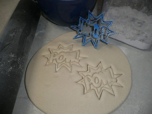 POW SIGN QUOTE SUPERHERO SUPER HERO COMIC BOOK COOKIE CUTTER MADE IN USA PR3196...