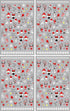 JMEOWIO 4 Sheets Christmas Glitter Nail Art Stickers Decals Self-Adhesive Pegatinas Uñas Snowflake Xmas Winter Holiday Red Cute Santa Elk Nail Sup...