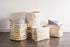 DII Polyester Storage Bin, Gold Metallic Collection Collapsible with Handles, Medium, Pineapple...