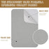 2pcs Iron On Patches for Clothes Jeans Grey Canvas Fabric Linen Adhesive Patch Repair Kit Repair Tape Vinyl Patch Kit for Sofa Tent Trampoline Boa...