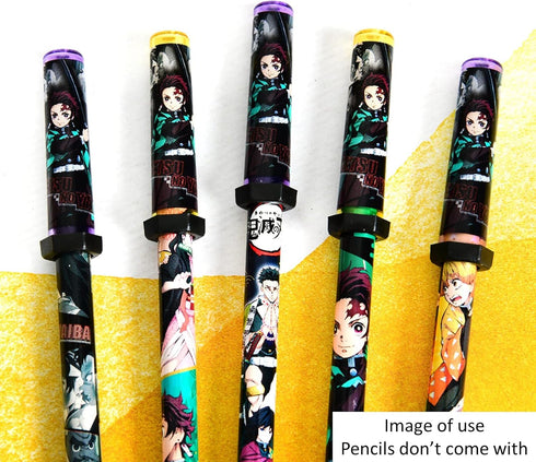 SUN-STAR Plastic Pencil Cap with Anti-Rolling Ring Pack of 5 C5034620 B...