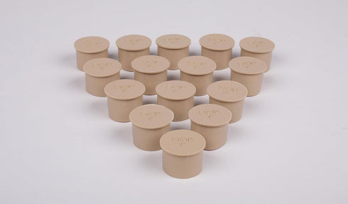SummitLink Pool Cover Compatible for Fence Hole Deck Patio Ground Pool Caps (15pcs, Beige)...