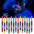 14 Pcs Glow in the Dark Face Paint, Creamify Black Light Neon Face & Body Paint, Halloween Masquerade Makeup Sticks, Fluorescent Crayons Kit for K...