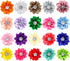 40Pcs Puppy Yorkie Dog Hair Bows Flower with Rubber Band,Pet Small Dog Girl Flower Christmas Hair Topknot Bowknot Hair Accessories Pet Grooming fo...