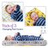 GROW WILD Changing Pad Cover 3 Pack | Soft & Stretchy Jersey Cotton | Baby Changing Table Pad Cover | Diaper Changing Pad Covers for Girls and Boy...