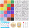 Dowsabel Friendship Bracelet Kit, 10000 Pcs 3mm Glass Seed Beads for Bracelet Making with Letter Alphabet Beads A-Z, 8/0 Craft Bead for Jewelry Ma...