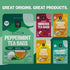 FGO Organic Peppermint Tea, 100 Count, Eco-Conscious Tea Bags, Caffeine Free, Packaging May Vary (Pack of 1)...