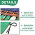 Paint Brush Roll Up Case, Heavy Duty 16oz Waxed Canvas Paintbrush Holder, 20 Pockets & Tie Rope Pencil Storage Roll - 17" W x 13" L - Green...