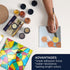 BLUEBIRD Vibrant Glass Paints Create Stunning Stained Glass Artwork - 25 ml - set of 6 (Pearlescent)...