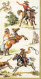 IHR Ideal Home Range Dinner Napkins Disposable 3-Ply Paper Hand Towels, 8.5" x 4.5", Wild West (Cream), 16-Count...