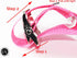 EMI 60" Pink Gait Transfer Belt – Polyester with Metal Buckle | Mobility Aid for Seniors, Patients, and Physical Therapy...