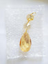 HUESEW Teardrop Pendants Chandelier Crystal Prisms Glass Pendants Beads, Pack of 10 (Champagne)...