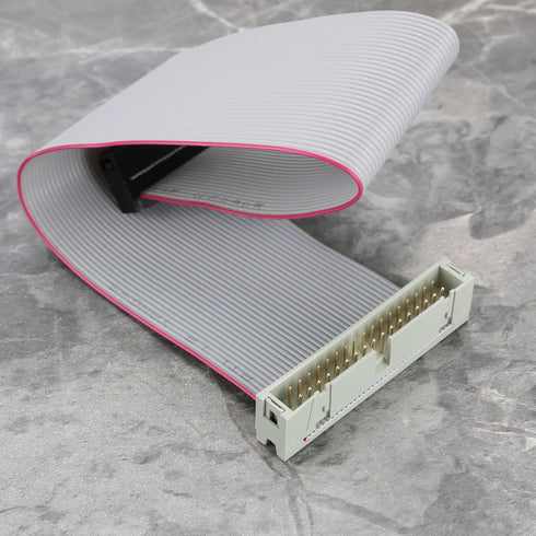 2Pcs 34 Pins IDC Extension Cable IDC Extension Jumper Connector Male to Female IDC Extension Cable 2.54mm Pitch Double Row Flat Ribbon Cable...