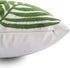 Embroidery Throw Pillow Covers 18x18 Home Decor Loop Tropical Green Leave Floor Pillow Cover for Couch 100% Cotton Canvas Cushion Cover Pillow Cas...