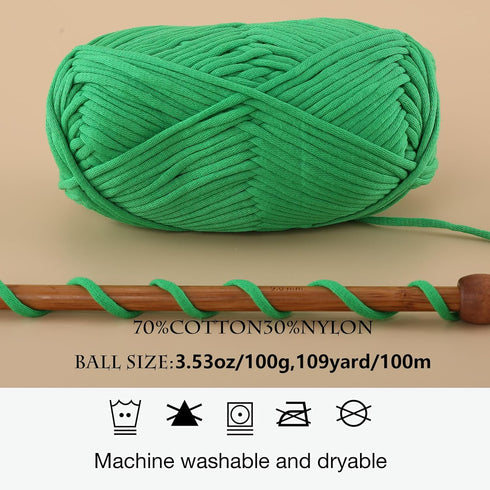 Yarn for Crocheting,100g Soft Yarn for Crocheting,Crochet Yarn for Sweater,Hat,Socks,Blankets(Green)......