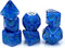 Gake Keeper Games & Dice: Sui Generis Dice - Astral Dragon - Indigo - 7 pc Resin Dice Set, Holographic Glitter, 4 Layers, Role Playing Games Acces...