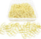 120 PCS Gold Heart Shaped Paper Clips 0.78inch Small Paper Clips Cute Mini Paperclips Invitations Paperclips Decorative Paper Clips for Office Sch...
