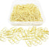 120 PCS Gold Heart Shaped Paper Clips 0.78inch Small Paper Clips Cute Mini Paperclips Invitations Paperclips Decorative Paper Clips for Office Sch...