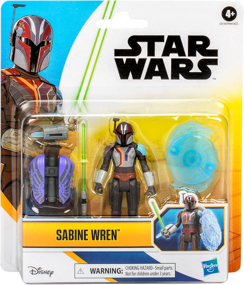 STAR WARS Epic Hero Series Sabine Wren 4-Inch Deluxe Action Figure & 4 Accessories, Toys for 4 Year Old Boys and Girls...