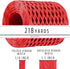 218 Yards Red Raffia Ribbon for Gift – 360 Feet Roll Paper Twine Ribbon Red Color 1/4 Inch Width Craft Raffia Ribbon for DIY Raffia Wrapping Ribbo...